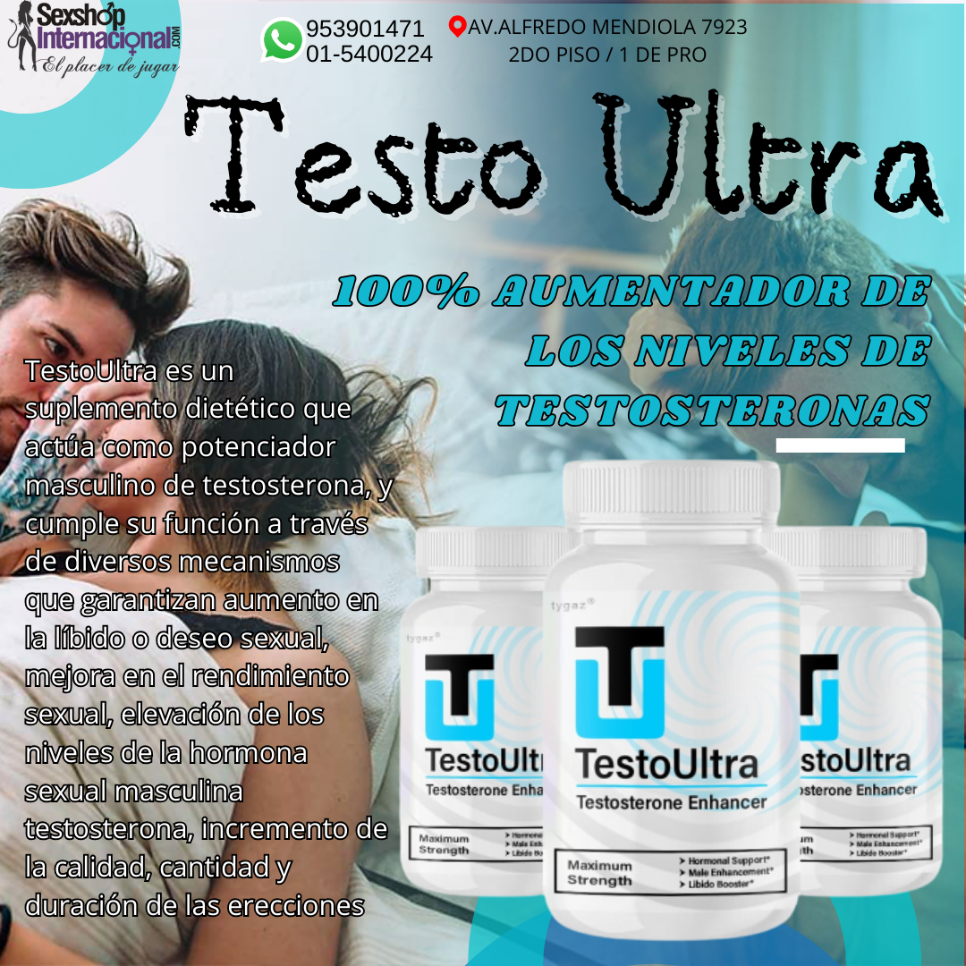 SUPLEMENTO TESTO ULTRA SEXSHOP LOS OLIVOS